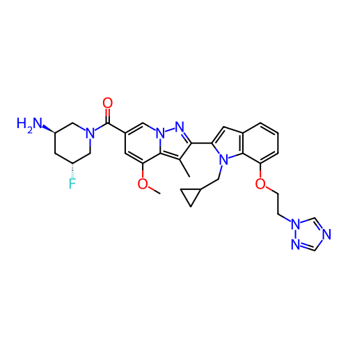 Chemical structure of BindingDB Monomer ID 788737