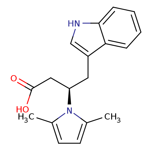 Chemical structure of BindingDB Monomer ID 81554