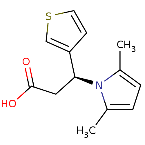 Chemical structure of BindingDB Monomer ID 81555