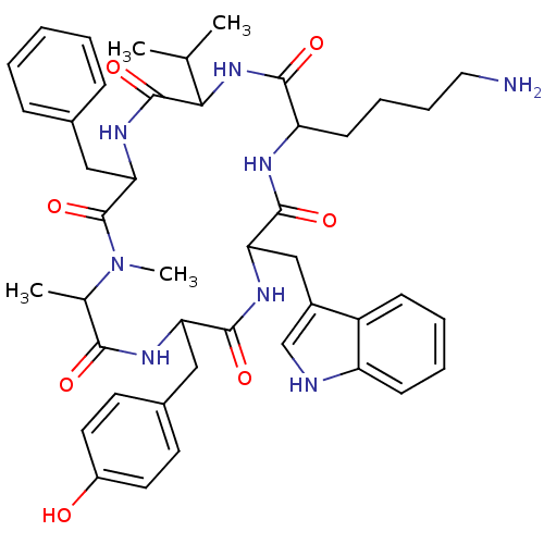 Chemical structure of BindingDB Monomer ID 81766