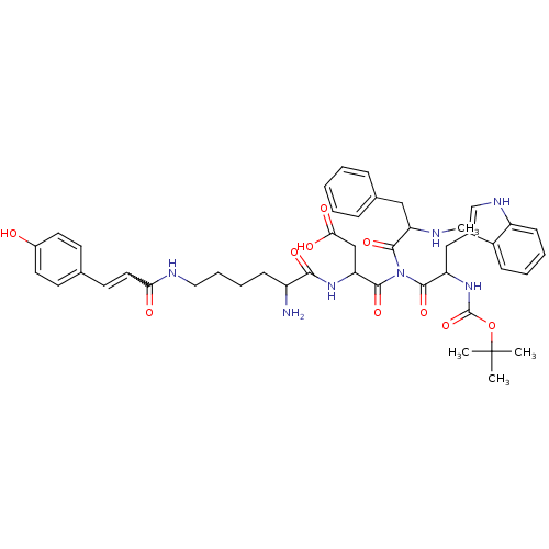 Chemical structure of BindingDB Monomer ID 81870
