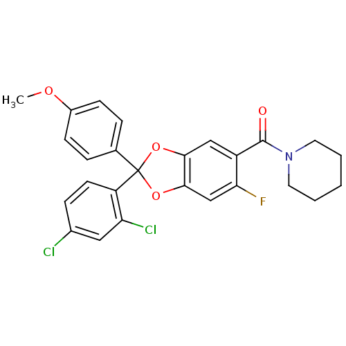 Chemical structure of BindingDB Monomer ID 87007