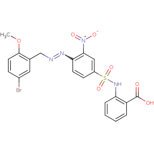 Chemical structure of BindingDB Monomer ID 89205