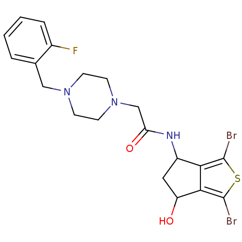 Chemical structure of BindingDB Monomer ID 91582